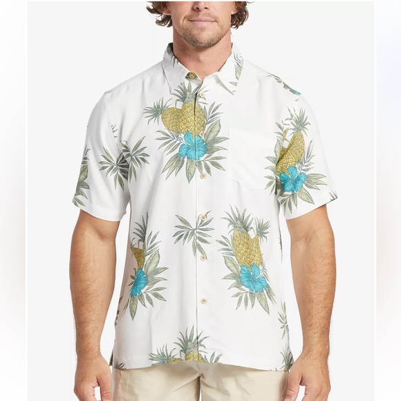 Quiksilver Waterman Men's Short-Sleeve Field Work Shirt XXL - Picture 1 of 4